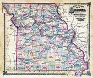 Missouri Railroad Map, Chariton County 1876 Version 1